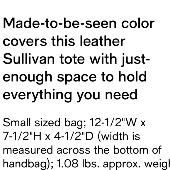 Michael Kors Small Sullivan Nomad Leather Convertible Zip Top Tote Crossbody - Picture 8 of 14